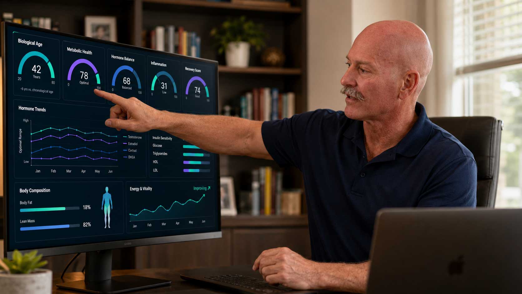 Longevity medicine consultation with biomarker analysis at iRevive telehealth