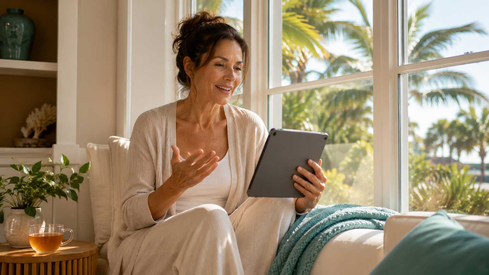 Telehealth women's hormone therapy and menopause treatment serving Sarasota Lakewood Ranch and Bradenton FL